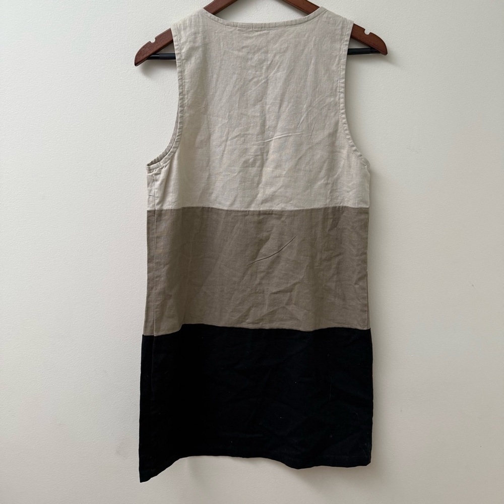 Jenna Lane Cotton Colorblock Dress - Picture 7 of 9